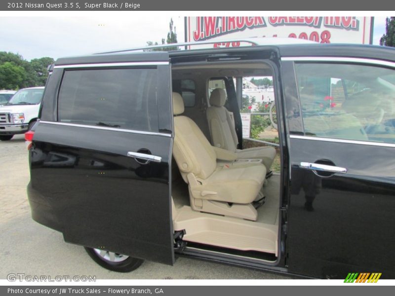 Super Black / Beige 2012 Nissan Quest 3.5 S