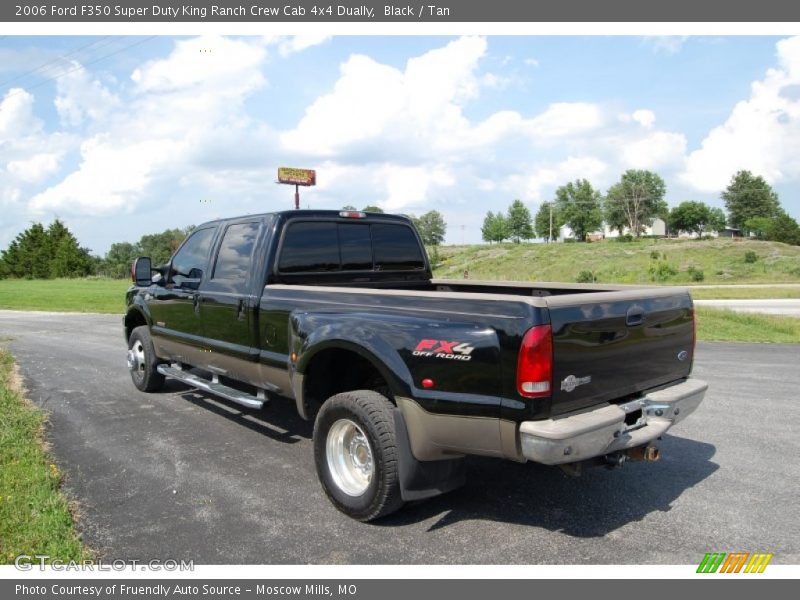 Black / Tan 2006 Ford F350 Super Duty King Ranch Crew Cab 4x4 Dually