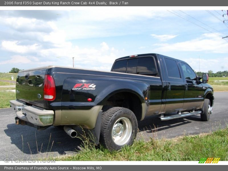 Black / Tan 2006 Ford F350 Super Duty King Ranch Crew Cab 4x4 Dually