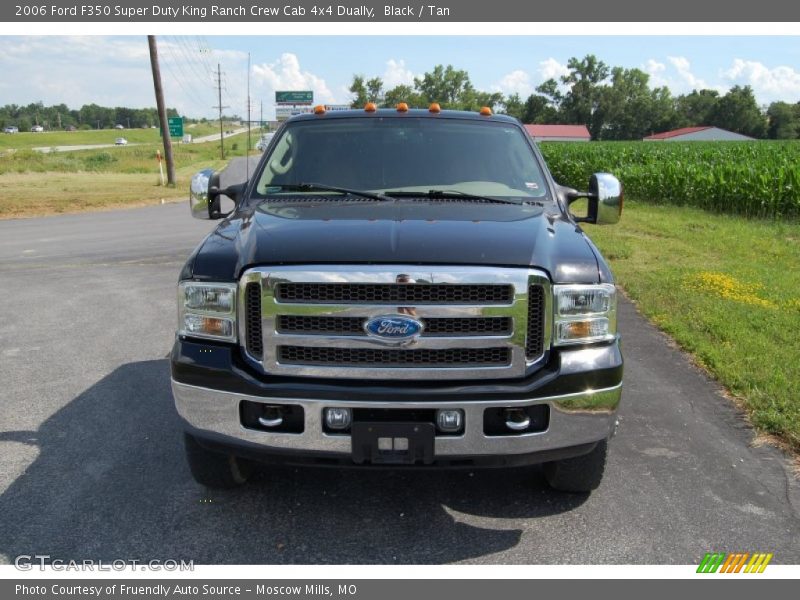 Black / Tan 2006 Ford F350 Super Duty King Ranch Crew Cab 4x4 Dually