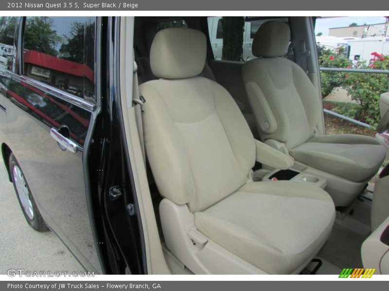 Super Black / Beige 2012 Nissan Quest 3.5 S