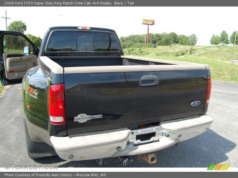 Black / Tan 2006 Ford F350 Super Duty King Ranch Crew Cab 4x4 Dually