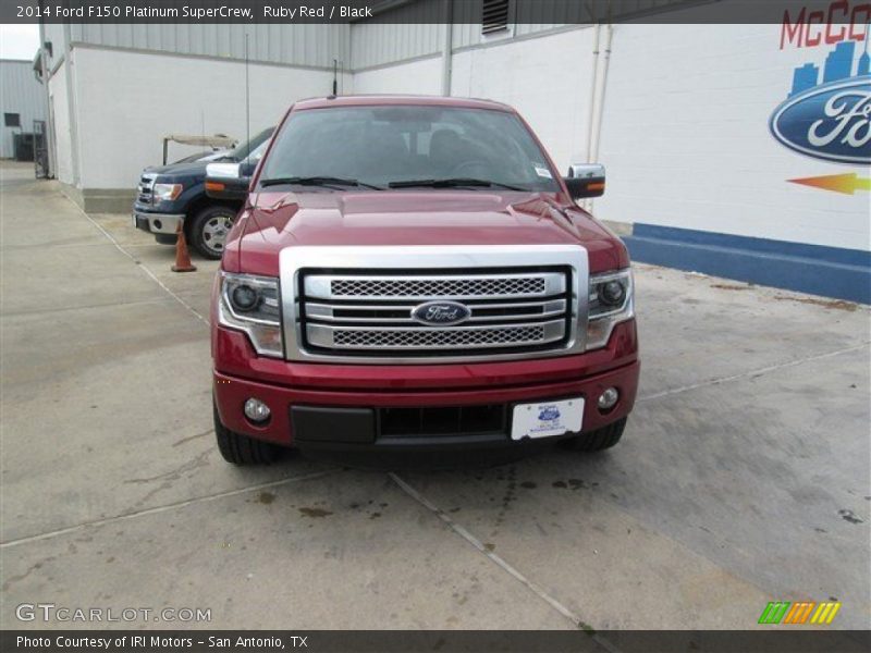 Ruby Red / Black 2014 Ford F150 Platinum SuperCrew