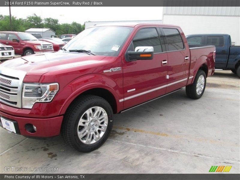 Ruby Red / Black 2014 Ford F150 Platinum SuperCrew
