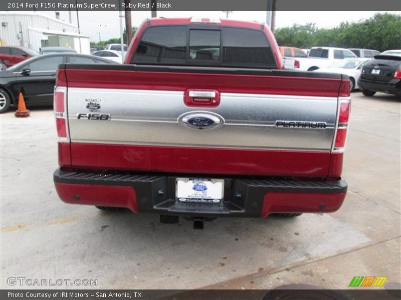 Ruby Red / Black 2014 Ford F150 Platinum SuperCrew