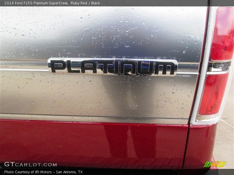 Ruby Red / Black 2014 Ford F150 Platinum SuperCrew