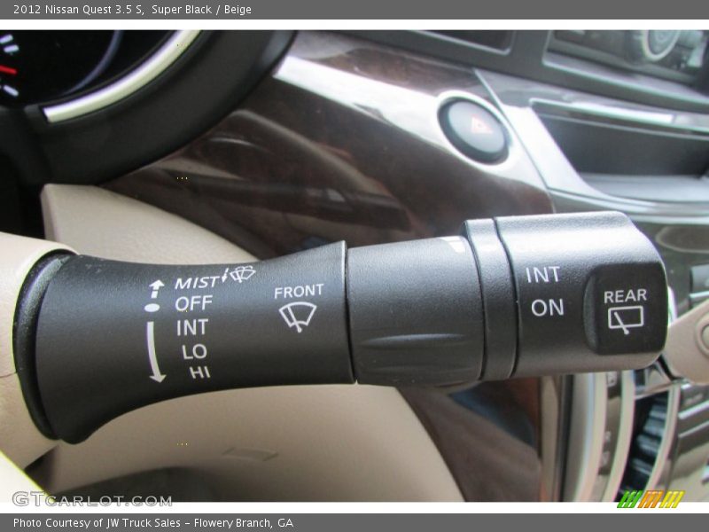 Super Black / Beige 2012 Nissan Quest 3.5 S