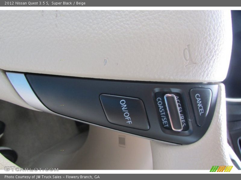 Super Black / Beige 2012 Nissan Quest 3.5 S