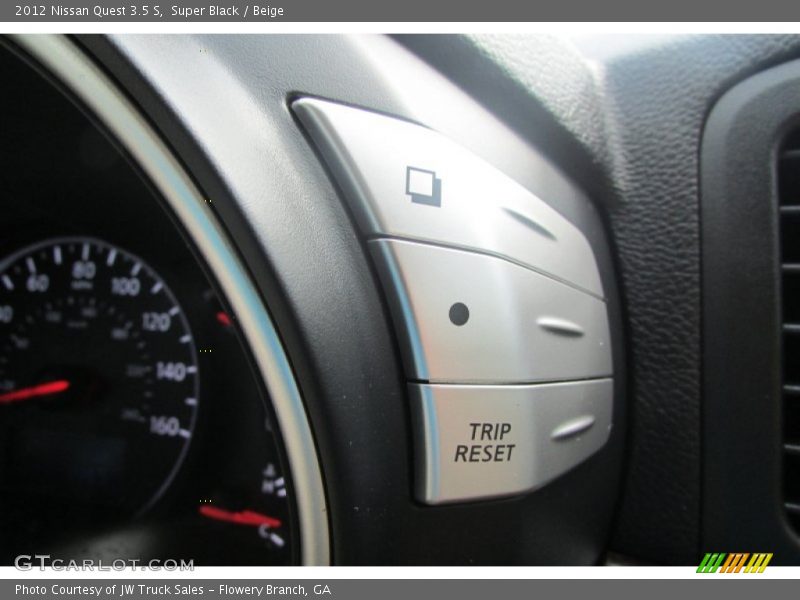 Super Black / Beige 2012 Nissan Quest 3.5 S