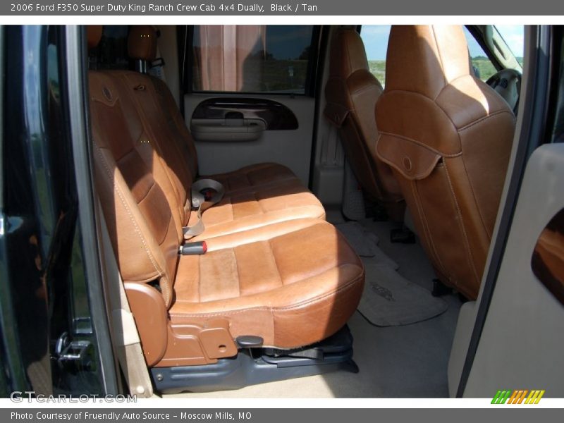 Black / Tan 2006 Ford F350 Super Duty King Ranch Crew Cab 4x4 Dually