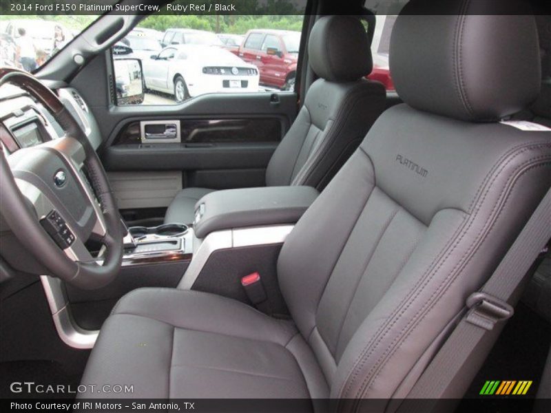 Ruby Red / Black 2014 Ford F150 Platinum SuperCrew