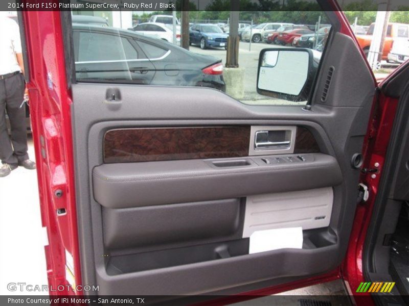 Ruby Red / Black 2014 Ford F150 Platinum SuperCrew