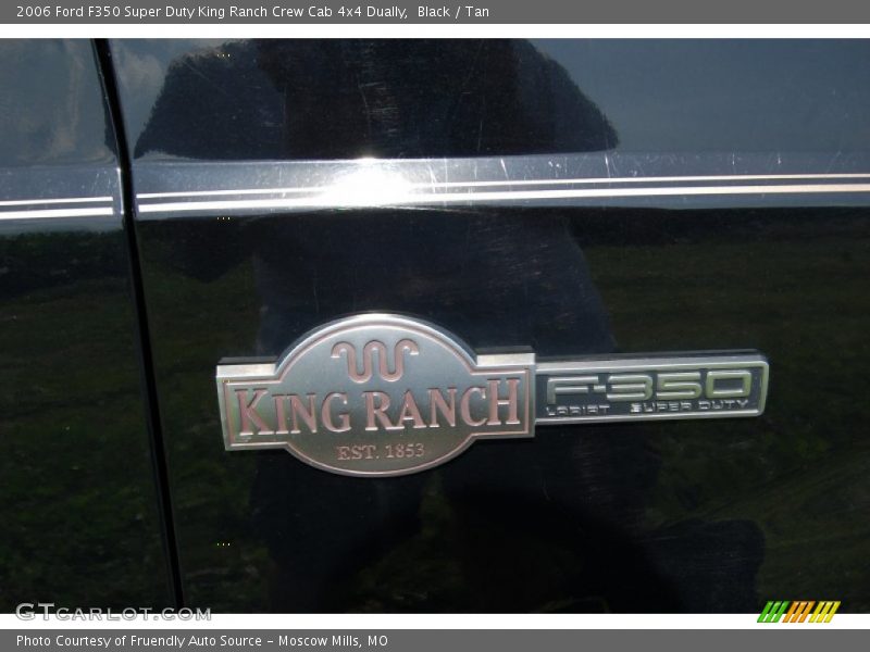 Black / Tan 2006 Ford F350 Super Duty King Ranch Crew Cab 4x4 Dually