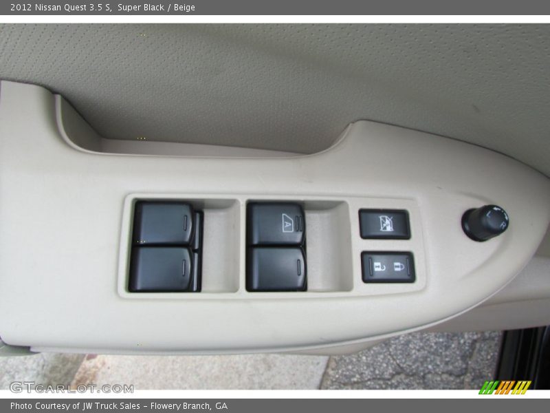 Super Black / Beige 2012 Nissan Quest 3.5 S