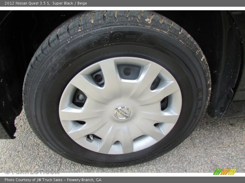 Super Black / Beige 2012 Nissan Quest 3.5 S