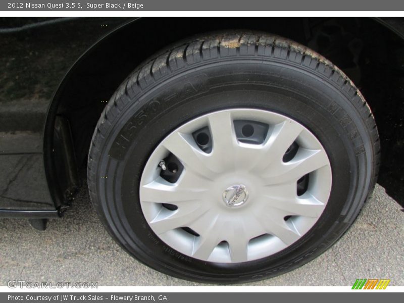 Super Black / Beige 2012 Nissan Quest 3.5 S