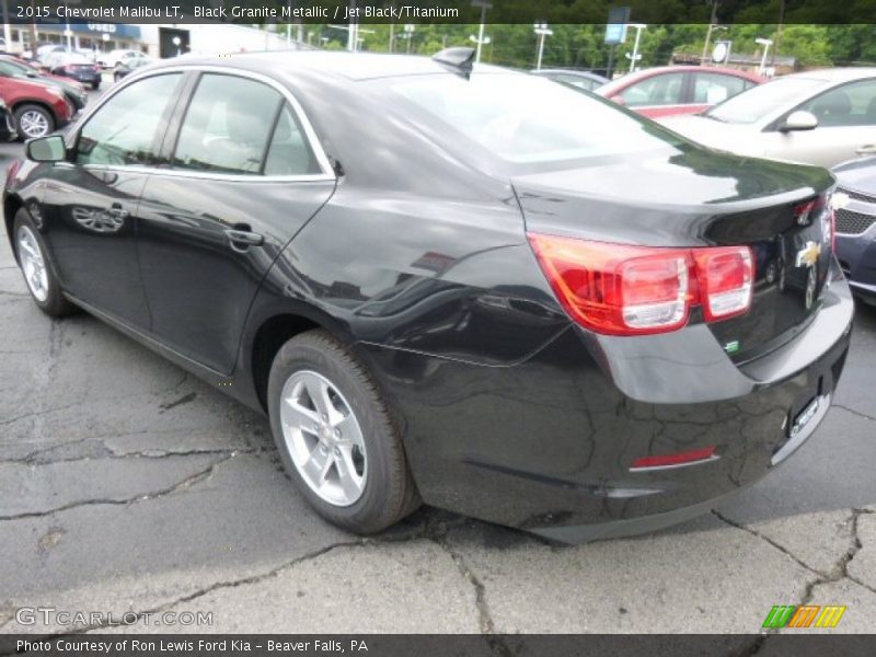 Black Granite Metallic / Jet Black/Titanium 2015 Chevrolet Malibu LT