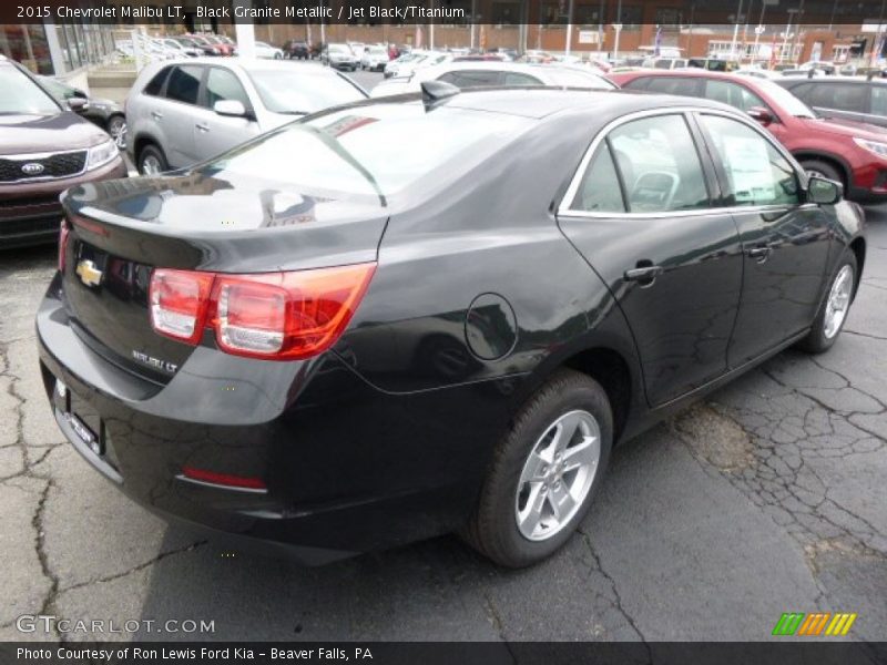 Black Granite Metallic / Jet Black/Titanium 2015 Chevrolet Malibu LT