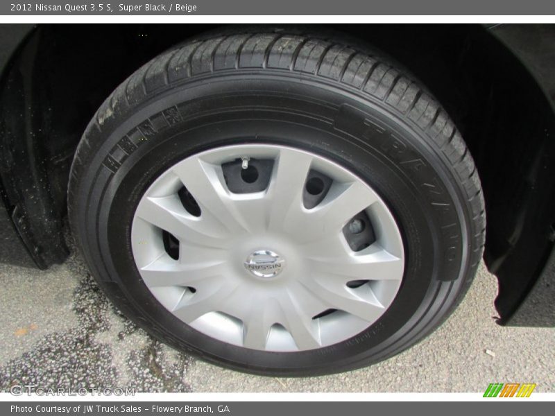 Super Black / Beige 2012 Nissan Quest 3.5 S