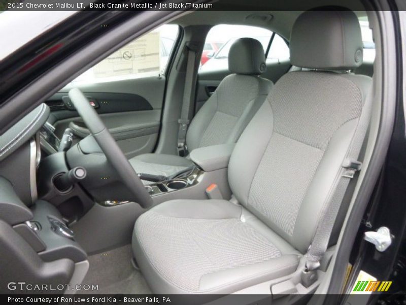Black Granite Metallic / Jet Black/Titanium 2015 Chevrolet Malibu LT