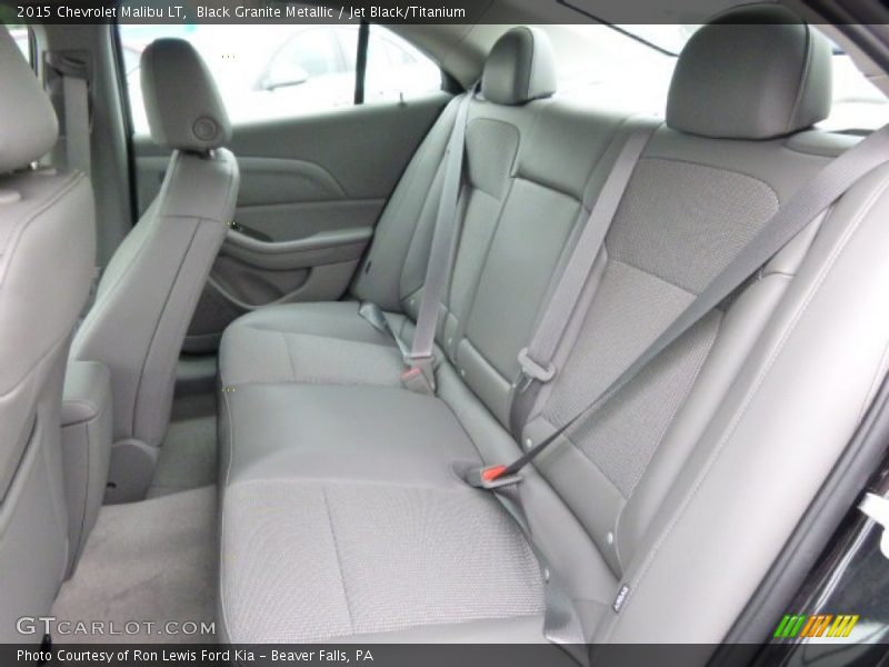 Black Granite Metallic / Jet Black/Titanium 2015 Chevrolet Malibu LT