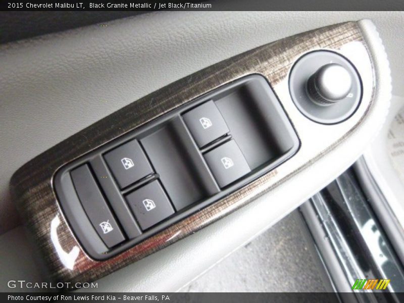 Black Granite Metallic / Jet Black/Titanium 2015 Chevrolet Malibu LT