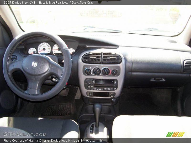 Electric Blue Pearlcoat / Dark Slate Gray 2005 Dodge Neon SXT