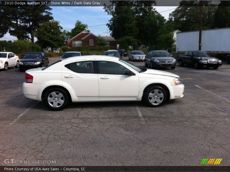 Stone White / Dark Slate Gray 2010 Dodge Avenger SXT