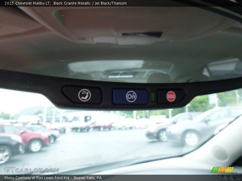 Black Granite Metallic / Jet Black/Titanium 2015 Chevrolet Malibu LT