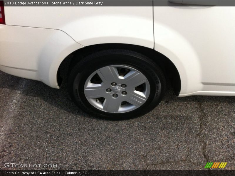Stone White / Dark Slate Gray 2010 Dodge Avenger SXT