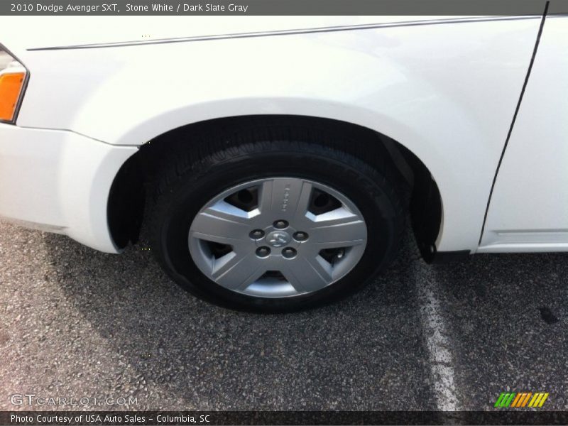 Stone White / Dark Slate Gray 2010 Dodge Avenger SXT