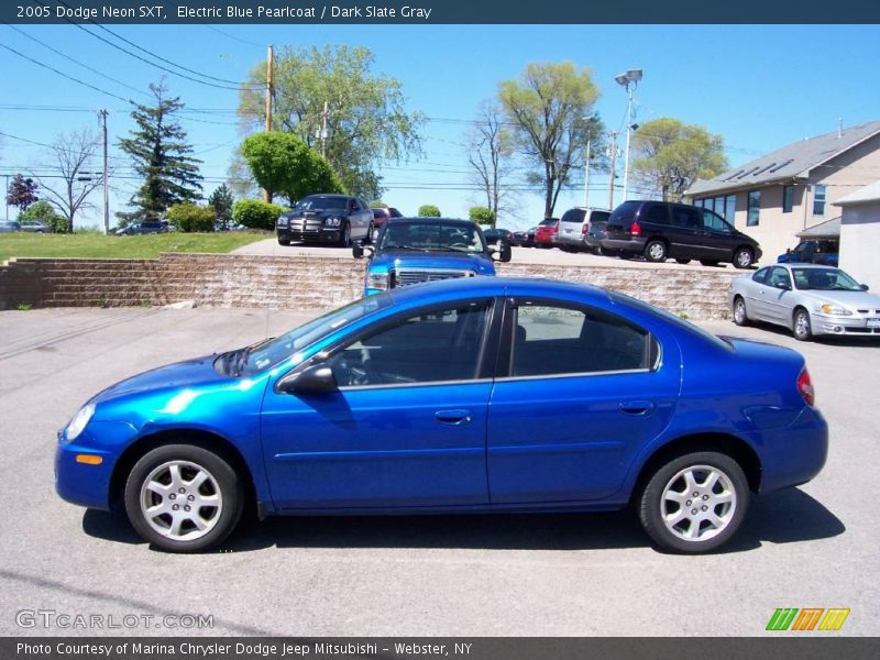 Electric Blue Pearlcoat / Dark Slate Gray 2005 Dodge Neon SXT