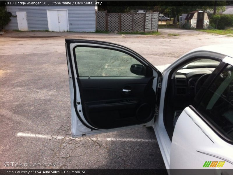 Stone White / Dark Slate Gray 2010 Dodge Avenger SXT