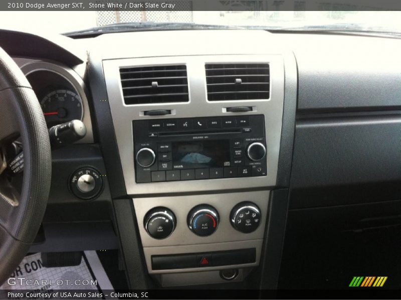 Stone White / Dark Slate Gray 2010 Dodge Avenger SXT