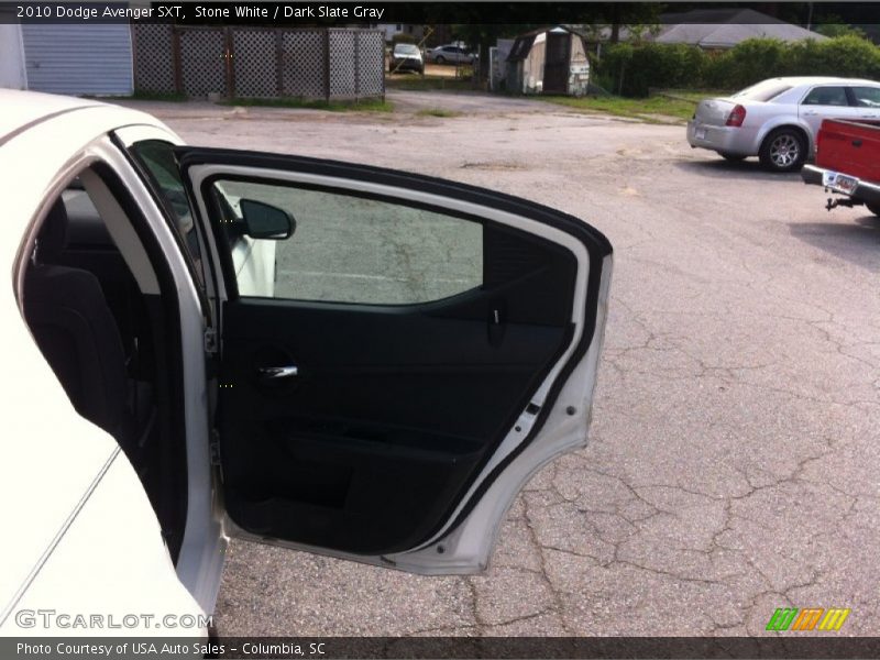 Stone White / Dark Slate Gray 2010 Dodge Avenger SXT