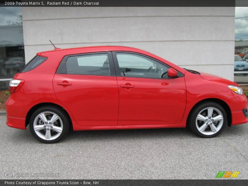 Radiant Red / Dark Charcoal 2009 Toyota Matrix S