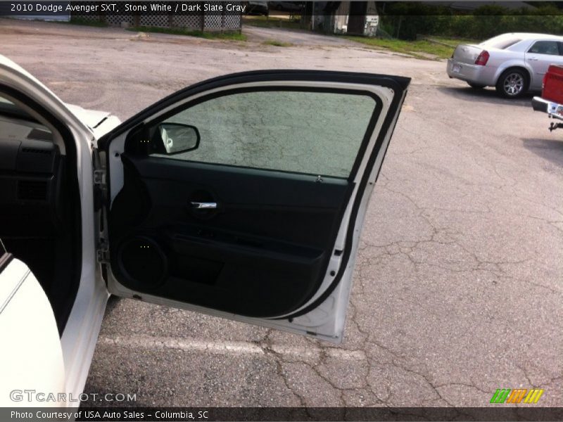 Stone White / Dark Slate Gray 2010 Dodge Avenger SXT