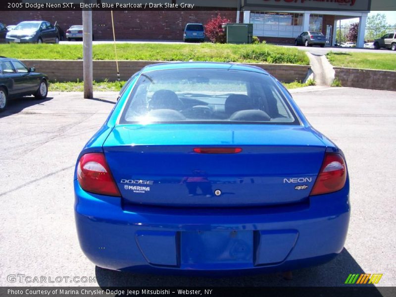 Electric Blue Pearlcoat / Dark Slate Gray 2005 Dodge Neon SXT