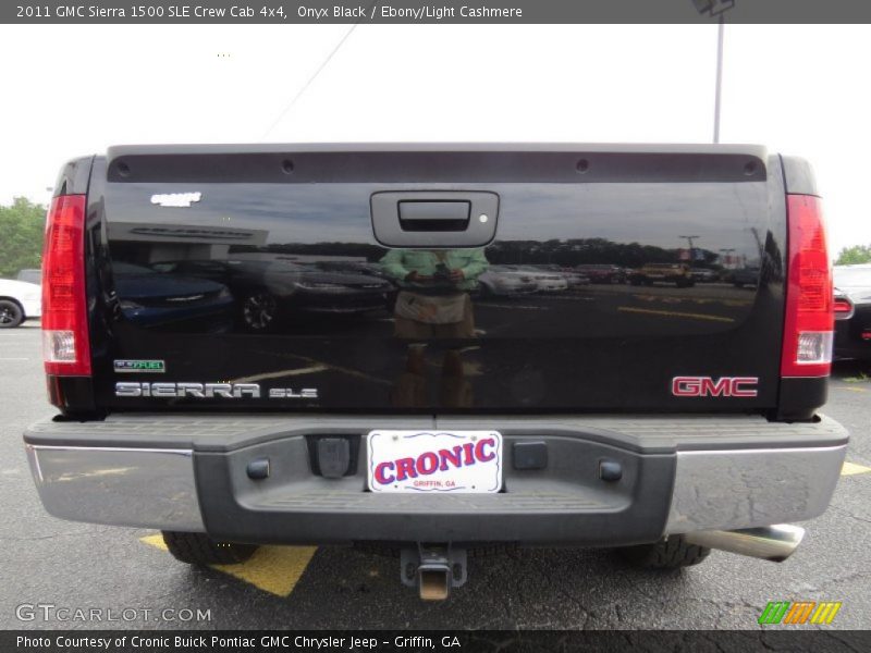 Onyx Black / Ebony/Light Cashmere 2011 GMC Sierra 1500 SLE Crew Cab 4x4