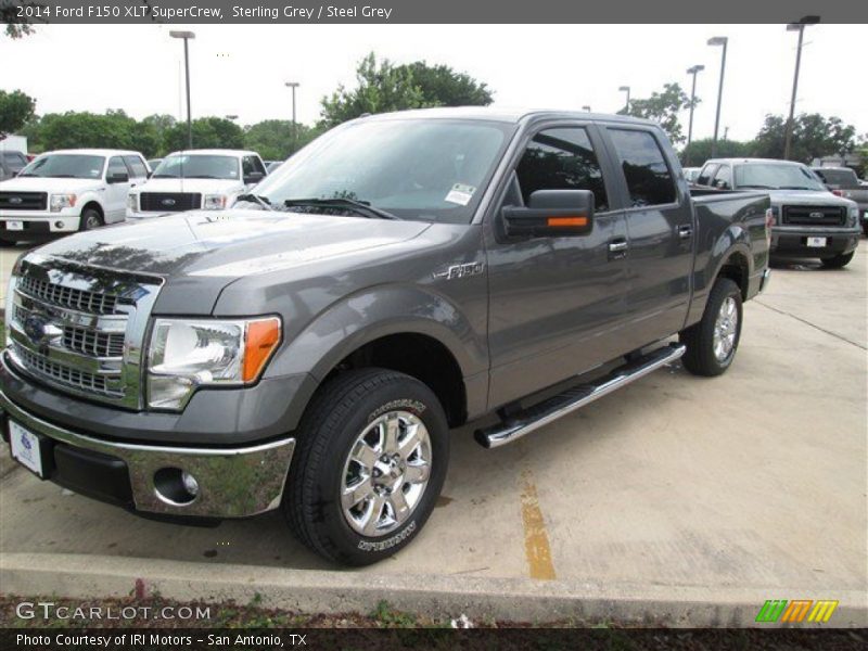 Sterling Grey / Steel Grey 2014 Ford F150 XLT SuperCrew
