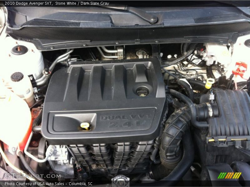 Stone White / Dark Slate Gray 2010 Dodge Avenger SXT