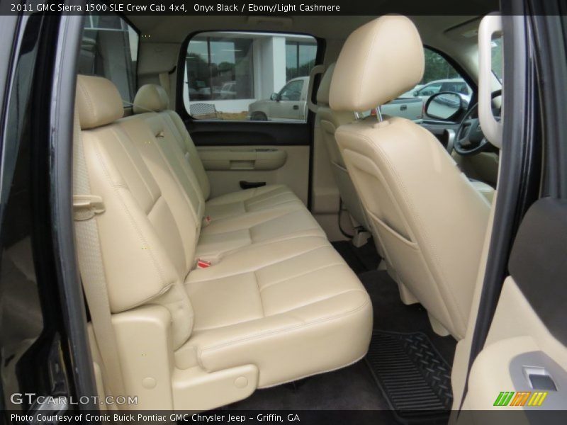 Onyx Black / Ebony/Light Cashmere 2011 GMC Sierra 1500 SLE Crew Cab 4x4