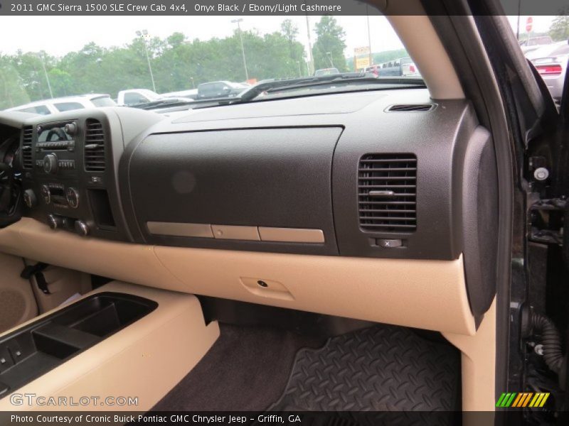 Onyx Black / Ebony/Light Cashmere 2011 GMC Sierra 1500 SLE Crew Cab 4x4