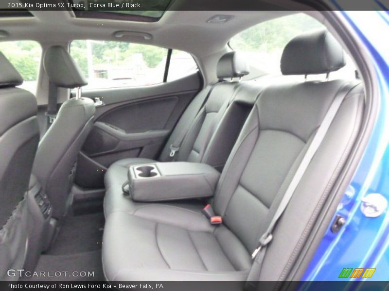 Rear Seat of 2015 Optima SX Turbo