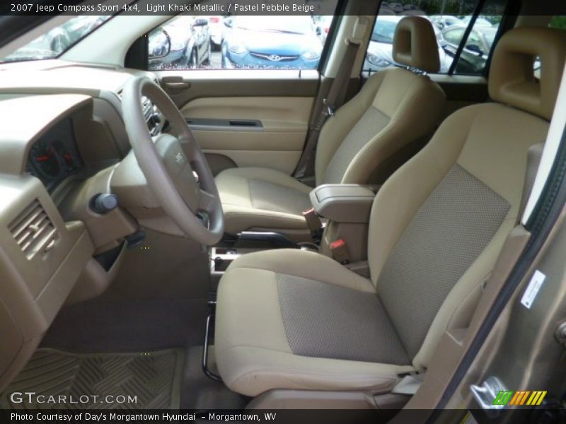 Light Khaki Metallic / Pastel Pebble Beige 2007 Jeep Compass Sport 4x4