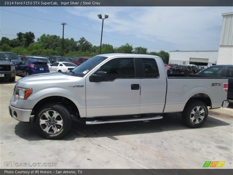 Ingot Silver / Steel Grey 2014 Ford F150 STX SuperCab