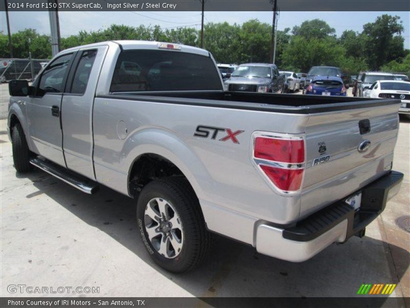 Ingot Silver / Steel Grey 2014 Ford F150 STX SuperCab