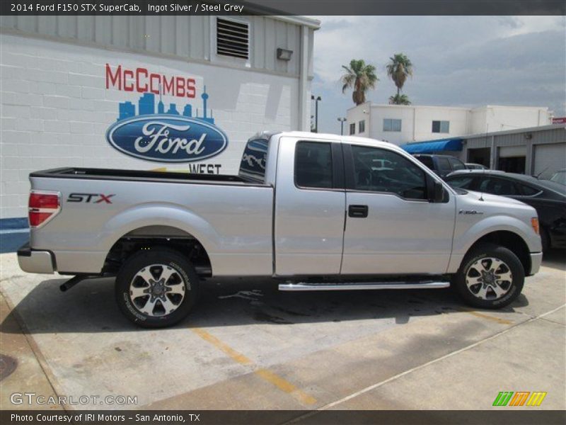 Ingot Silver / Steel Grey 2014 Ford F150 STX SuperCab