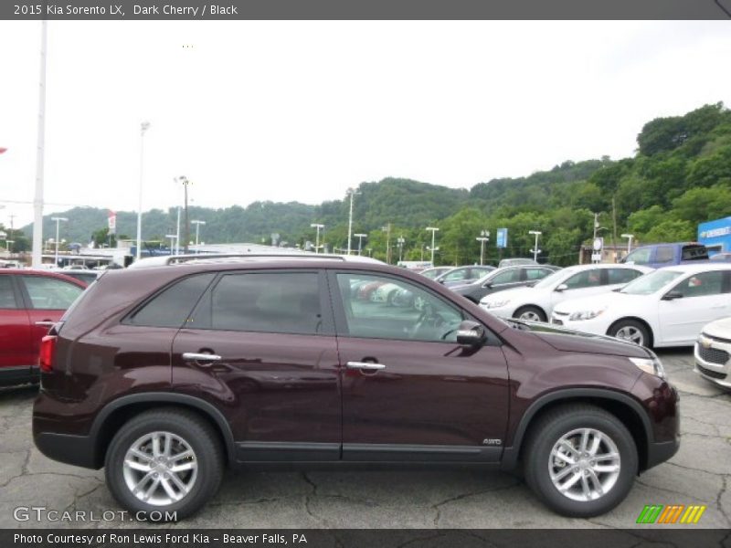 Dark Cherry / Black 2015 Kia Sorento LX