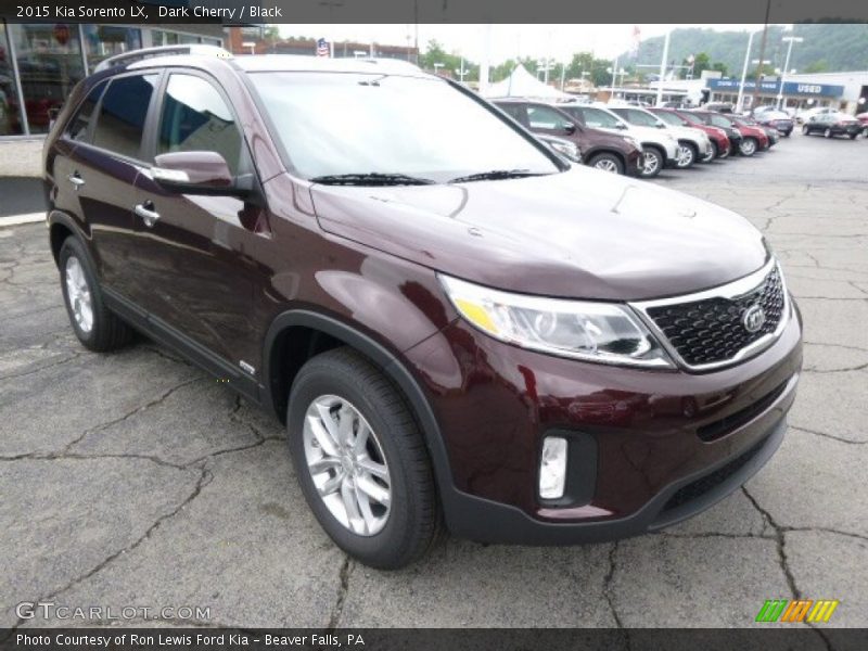 Dark Cherry / Black 2015 Kia Sorento LX
